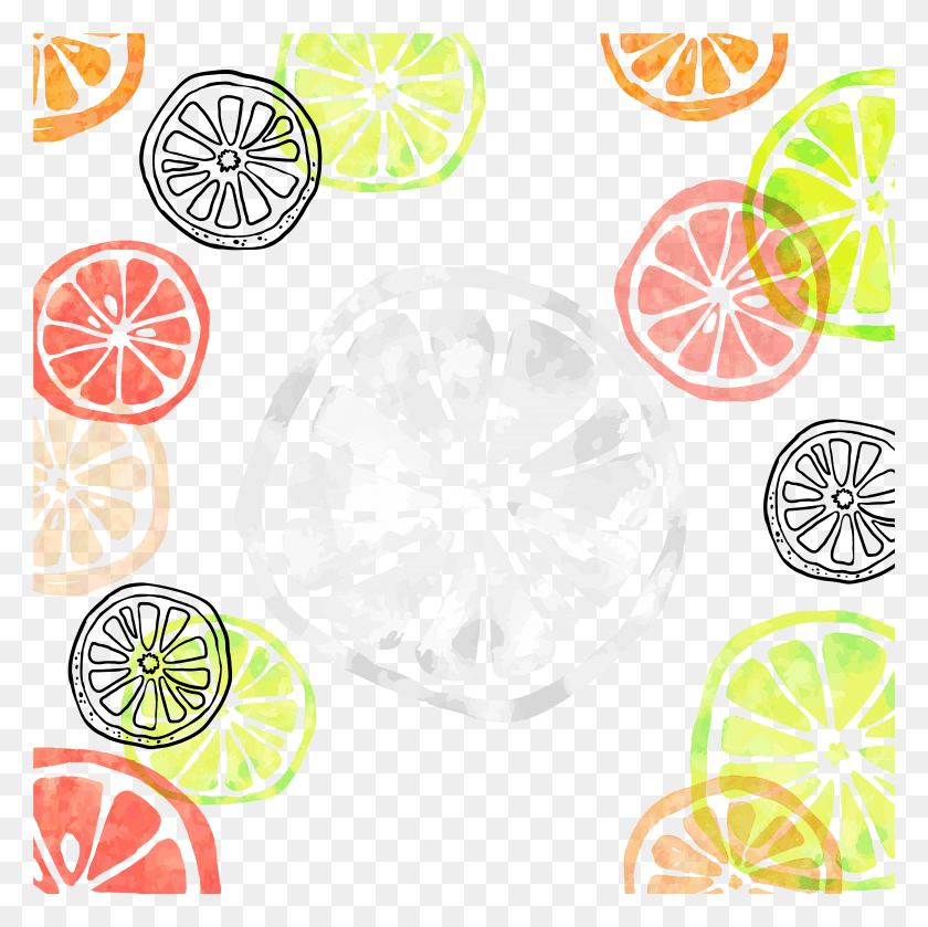 5933x5932 Vector Black And White Euclidean Vector Clip, Graphics, Doodle HD PNG Download