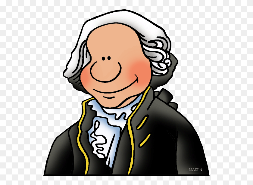 553x555 Vector Black And White Stock George Washington Clipart Founding Fathers Clip Art, Tie, Accessories, Accessory HD PNG Download