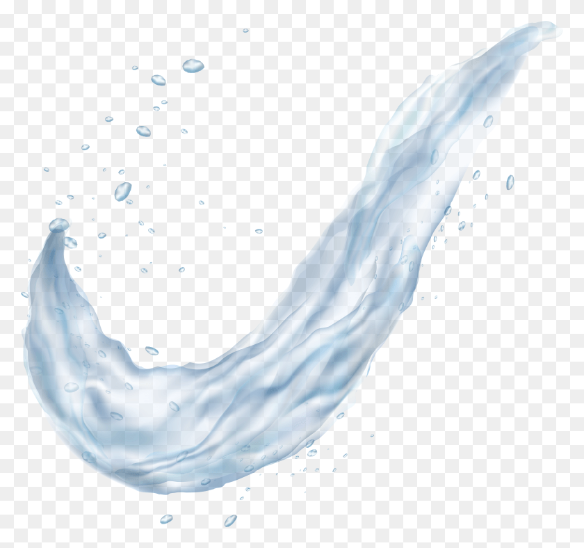 4837x4519 Vector Black And White Stock Splashes Clip Art Water Splash HD PNG Download