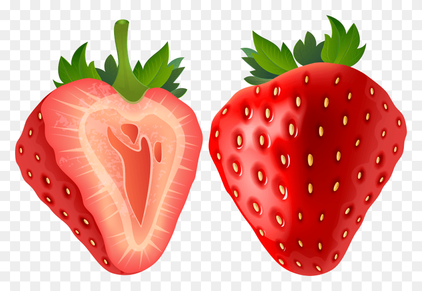 7839x5218 Vector Black And White Stock Strawberry Clip Art Transparent Background Strawberry Clipart HD PNG Download