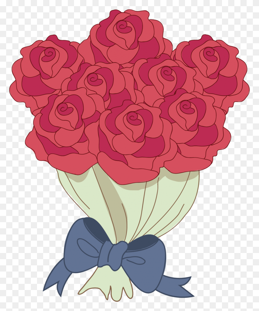 1017x1237 Векторный Букет Роз Иллюстрация Роза, Растение, Цветок, Цветение Hd Png Скачать