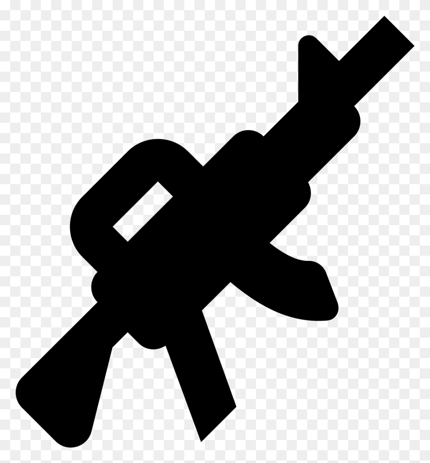 1247x1352 Vector Bullet Rifle Assault Rifle Icon, Gray, World Of Warcraft HD PNG Download