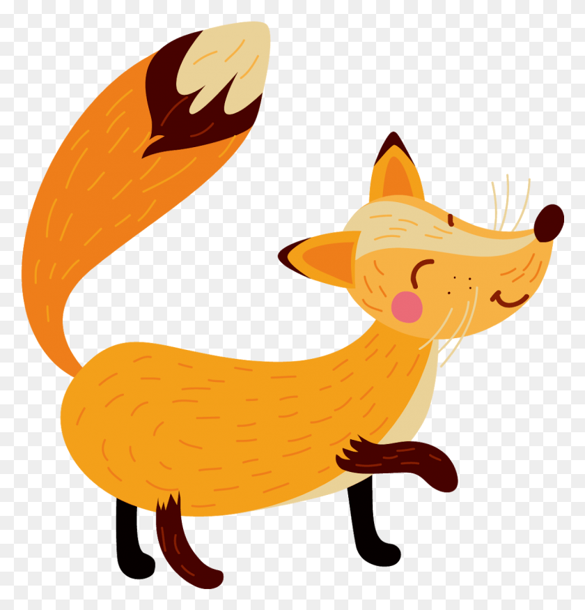 1155x1207 Vector Cartoon Fox Minority Thank You Fox, Animal, Mammal, Wildlife HD PNG Download