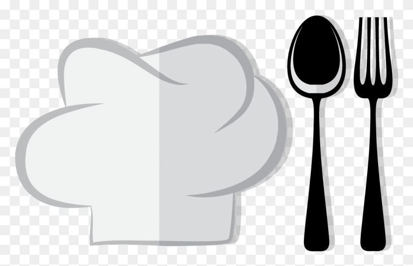 1218x755 Vector Chef Hat Colher E Garfo, Hand, Cushion, Pillow HD PNG Download