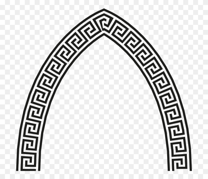 717x660 Vector Circle Greek Key Pattern, Architecture, Building, Arch HD PNG Download
