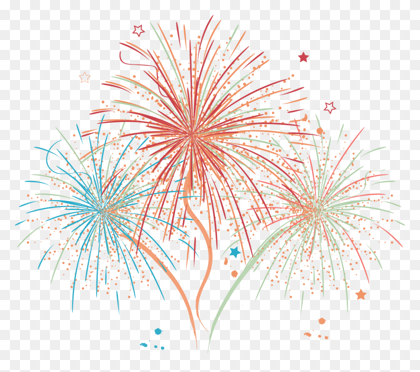 1604x1407 Vector Fireworks Adobe Free Clipart Fireworks Vector, Nature, Outdoors, Night HD PNG Download