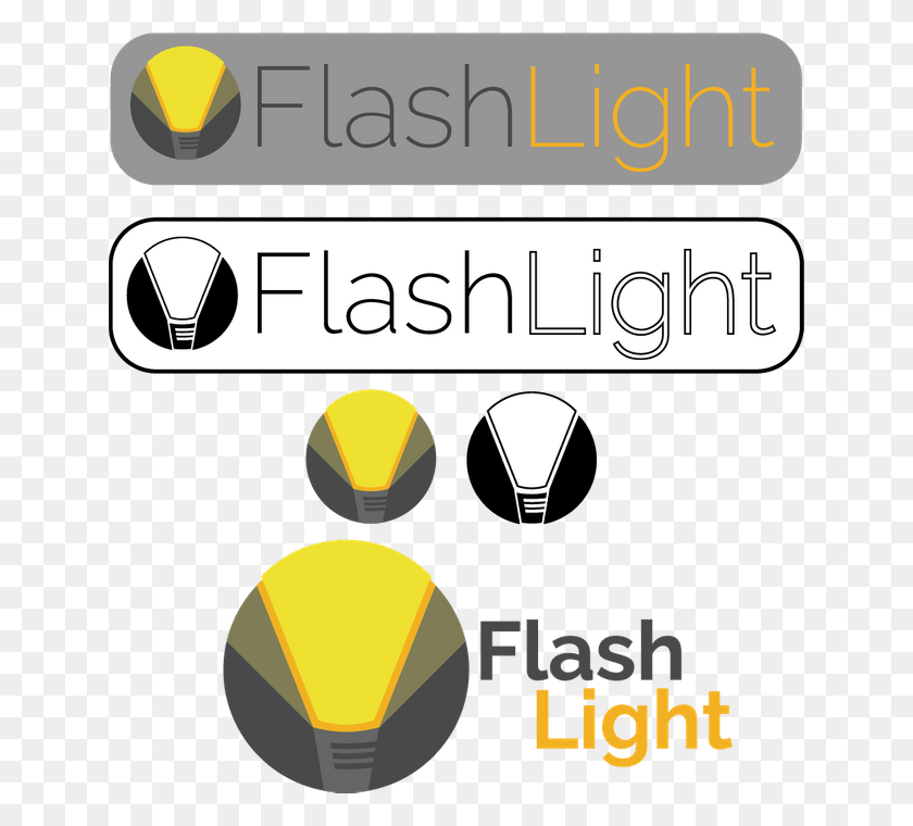 640x700 Vector Flashlight Logo Graphic Design, Light, Text, Symbol HD PNG Download