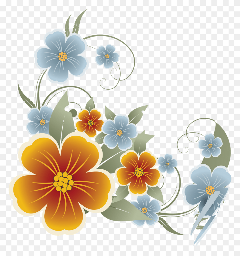 1491x1600 Vector Flower Vector, Graphics, Floral Design HD PNG Download