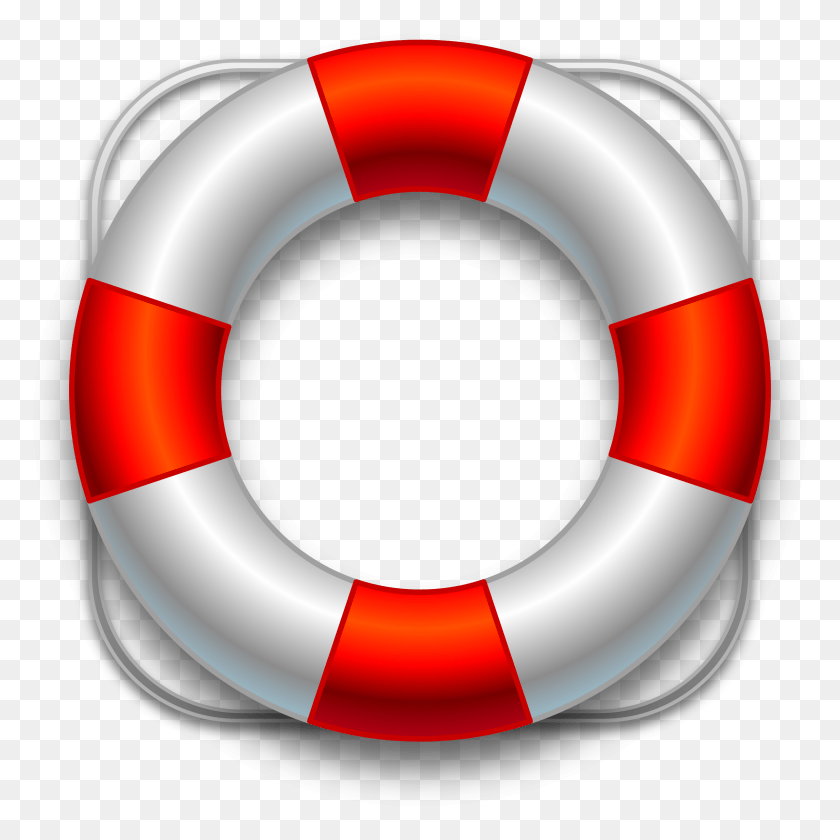 2400x2400 Vector Free Library Lifesaver Big Image Life Preserver Clipart, Life Buoy, Tape HD PNG Download