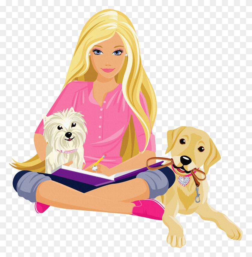 2990x3050 Vector Free Stock Barbie Clipart Princess Barbie Clipart, Figurine, Toy, Doll HD PNG Download