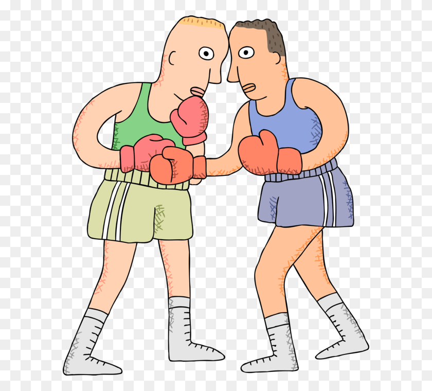 596x700 Vector Freeuse Stock Fighter Clipart Olympic Boxing Boxing Cartoon, Persona, Humano, Ropa Hd Png Download