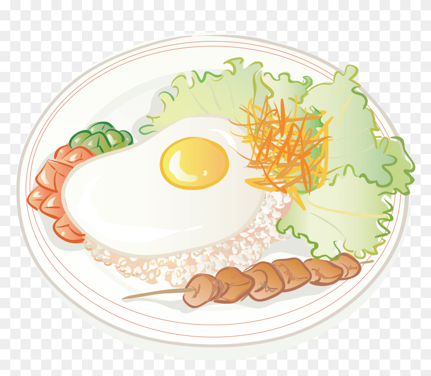 3361x2898 Vector Freeuse Stock Sushi Tonkatsu Chinese Cuisine Food, Dish, Meal, Platter HD PNG Download