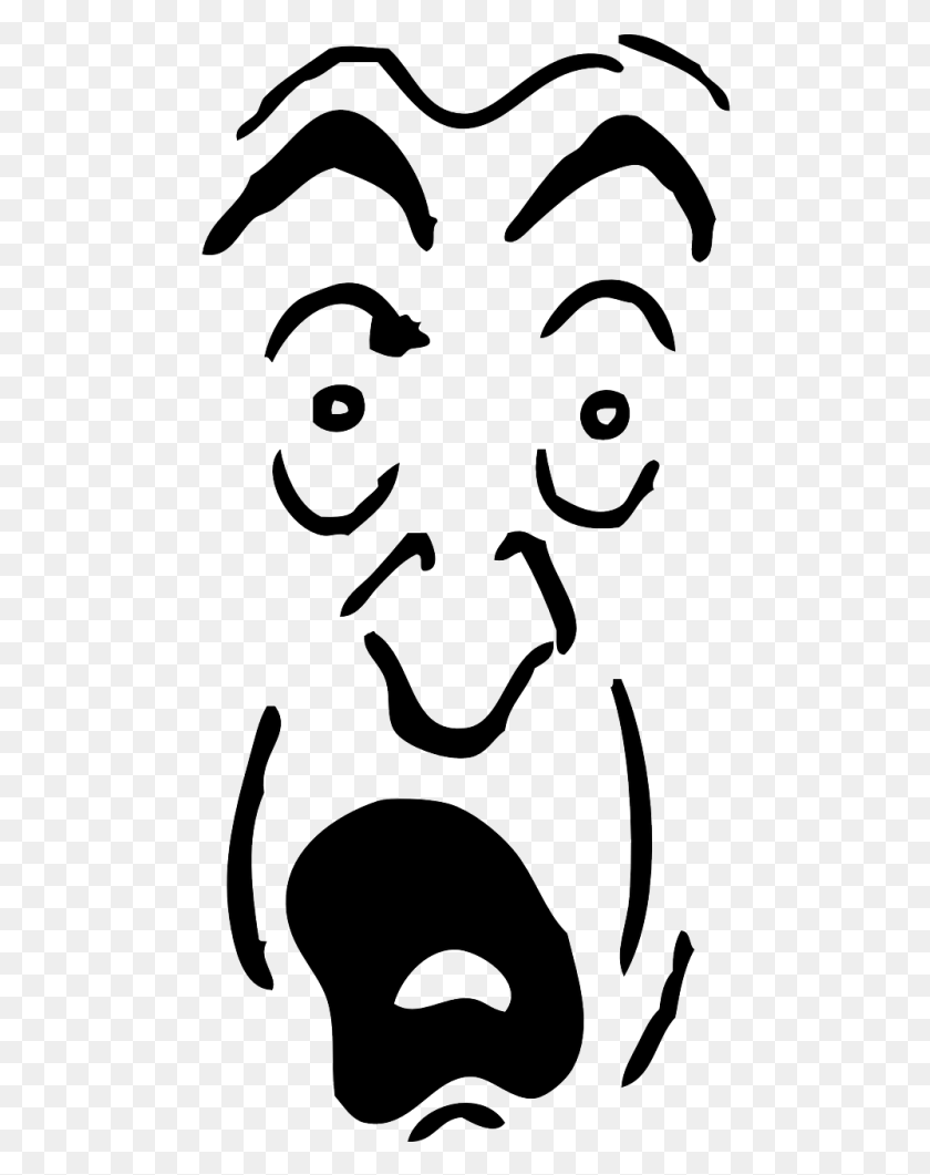 482x1001 Vector Funny Face To Draw, Person, Human, Stencil Descargar Hd Png