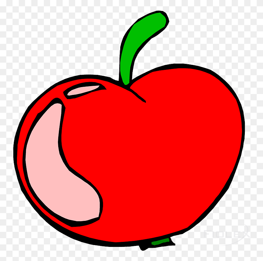 762x773 Vector Graphic Apple Clipart Tomato Clip Art, Plant, Fruit, Food HD PNG Download