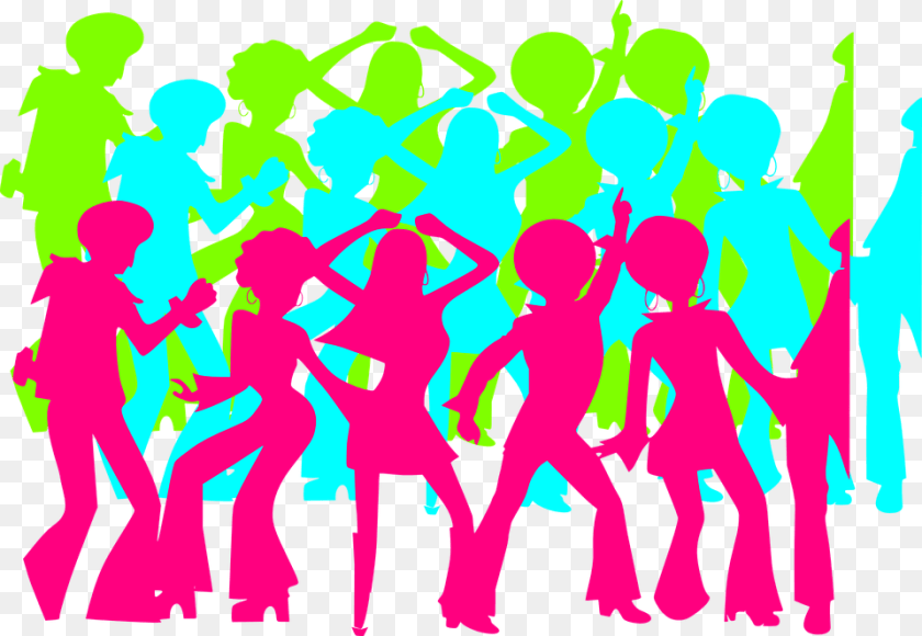 960x663 Vector Graphic Disco Clip Art, Person, People, Baby, Club Sticker PNG