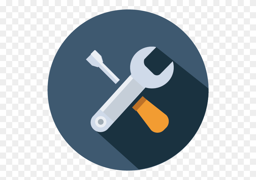530x530 Vector Graphics, Wrench, Key, Tool HD PNG Download