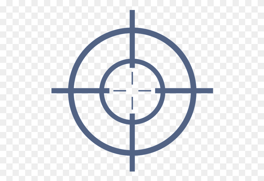 516x516 Vector Graphics Clip Art Royalty Free Reticle Illustration Sniper Target Vector, Symbol Descargar Hd Png