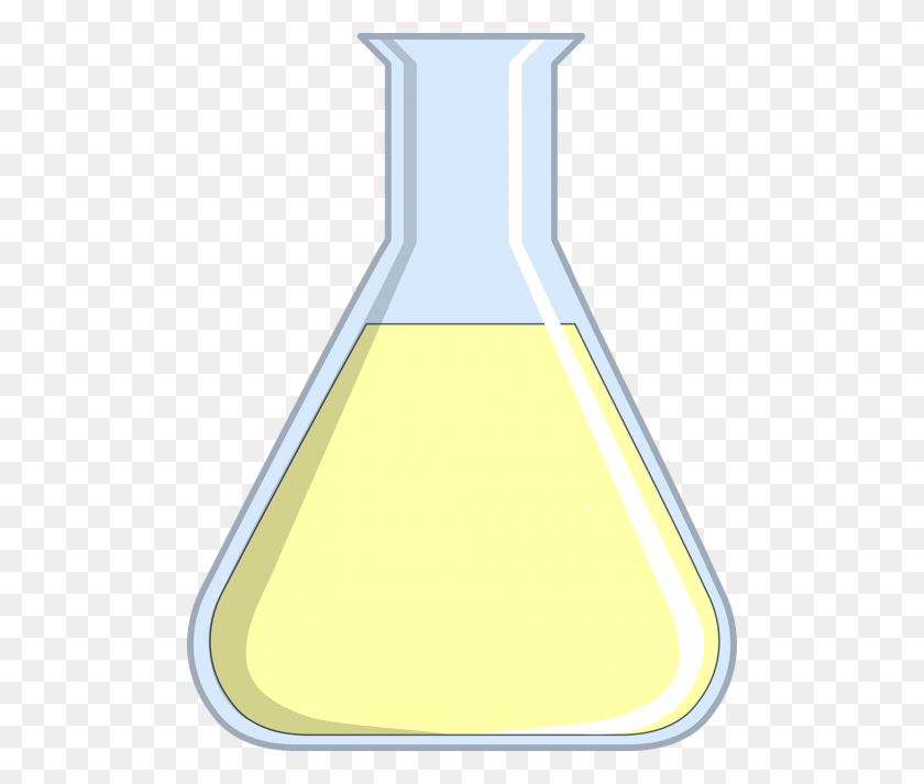 500x653 Векторная Графика Flask Medium, Cone Hd Png Скачать