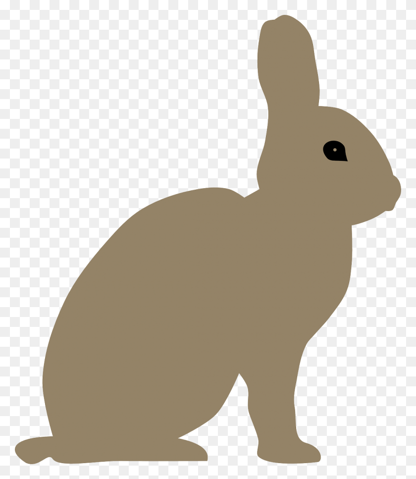 Силуэт кролика