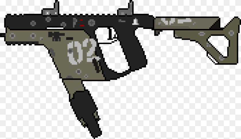 Vector Handguns Rainbow Six Siege Krytac Kriss Vector Two Tone, Firearm, Gun, Rifle, Weapon PNG
