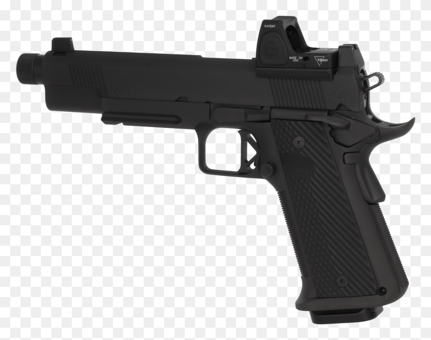 1665x1291 Векторные Пистолеты Red Dot Dan Wesson Bruin, Пистолет, Оружие, Вооружение Hd Png Скачать