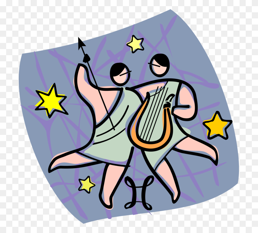 717x700 Vector Illustration Of Astrological Horoscope Astrology Horoscope, Leisure Activities, Musical Instrument, Symbol HD PNG Download