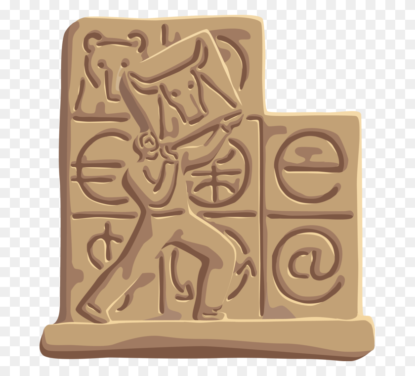 679x700 Vector Illustration Of Businessman Wall Street Stock Carving, Architecture, Building, Text Descargar Hd Png