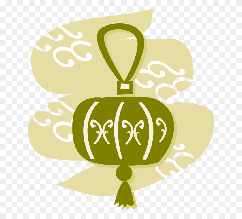 647x700 Vector Illustration Of Chinese Asian Paper Lanterns Illustration, Plant, Food, Sweets HD PNG Download