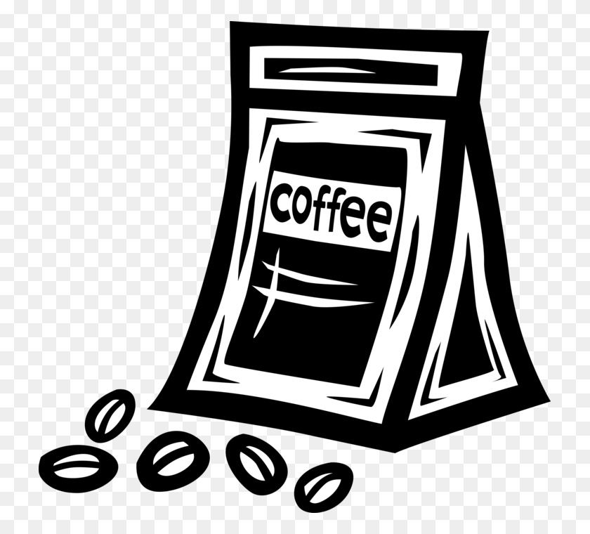 729x700 Vector Illustration Of Coffee Bean Seed Of The Coffee, Mailbox, Letterbox, Stencil HD PNG Download