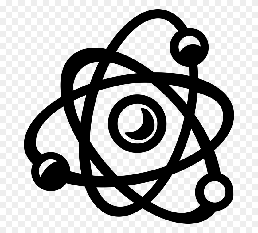684x700 Векторная Иллюстрация Атома Энергии, Вращающегося В Круге Ядра, Серый, Мир Варкрафта Png Скачать