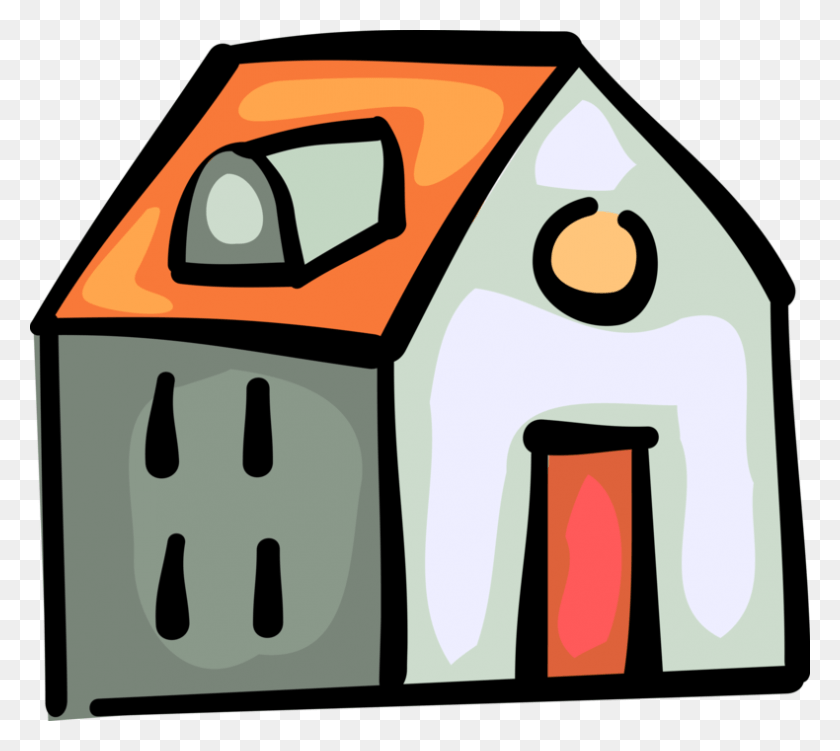 790x700 Vector Illustration Of Family Home Residence House, Dice, Game HD PNG Download