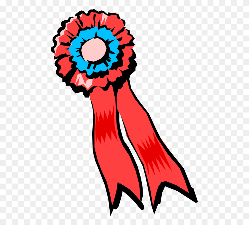 497x700 Vector Illustration Of First Place Ribbon Award For Place Ribbon Clip Art, Clothing, Apparel, Tie HD PNG Download