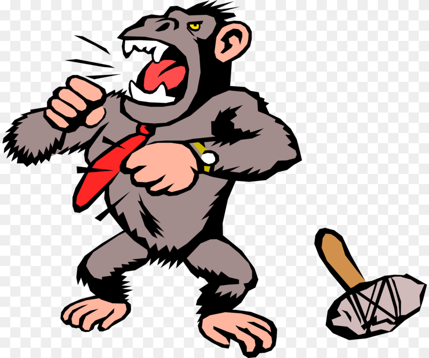 831x700 Vector Illustration Of Gorilla Primate Ape Monkey Beats, Baby, Person, Face, Head Clipart PNG