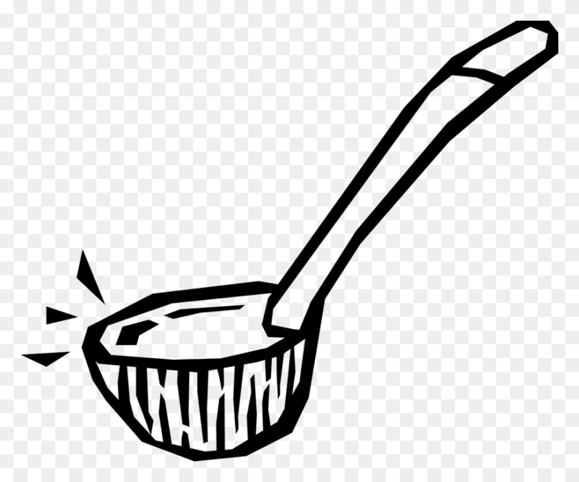 853x700 Vector Illustration Of Kitchen Kitchenware Soup Ladle, Gray, World Of Warcraft HD PNG Download