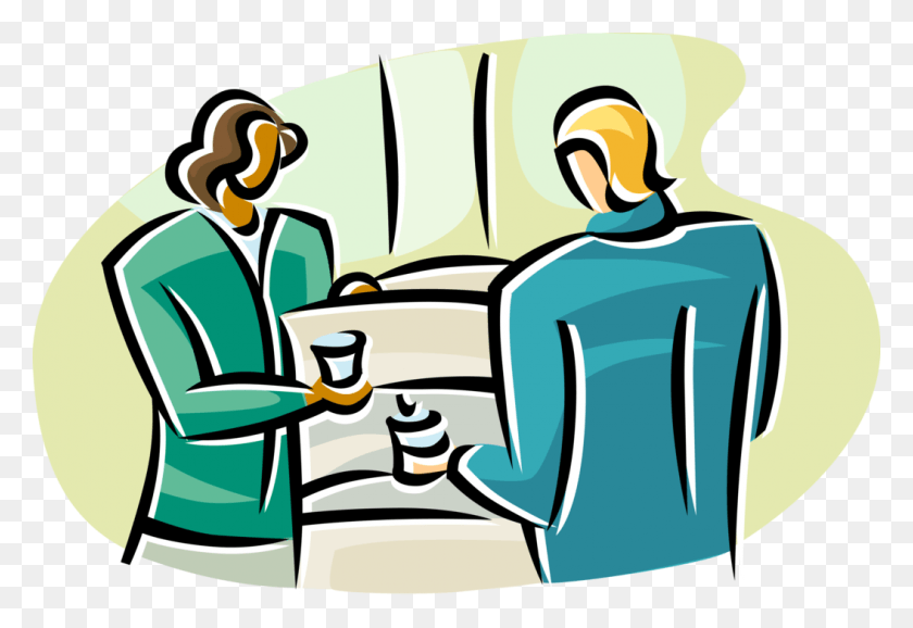 1054x700 Vector Illustration Of Morning Conversation And Gossip Water Cooler Clip Art Transparent, Outdoors, Nature, Washing HD PNG Download