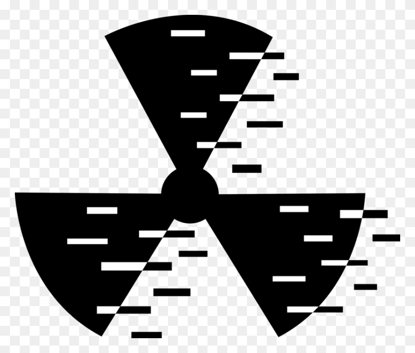 833x700 Векторная Иллюстрация Радиоактивного Знака Ядерных Осадков, На Открытом Воздухе, Природа, Текст Hd Png Скачать