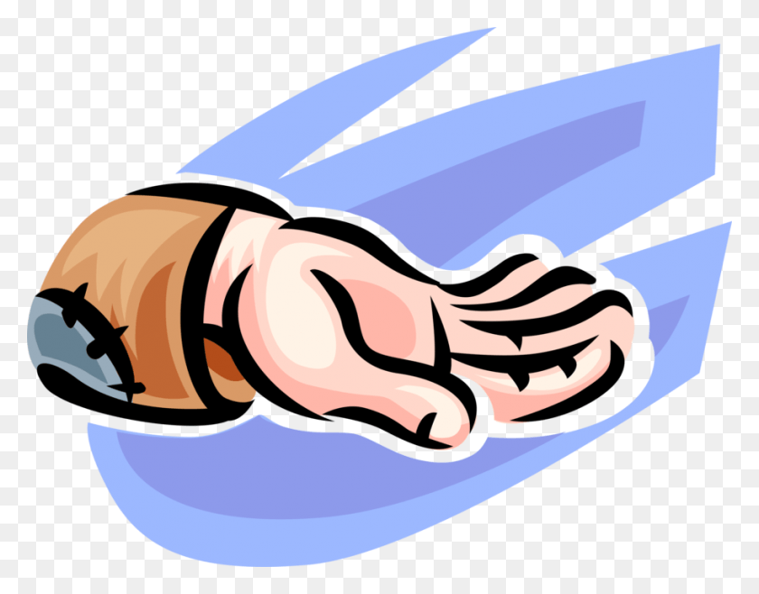 912x700 Vector Illustration Of Panhandler Hand Accepts Handout, Wrist, Lobster, Seafood HD PNG Download