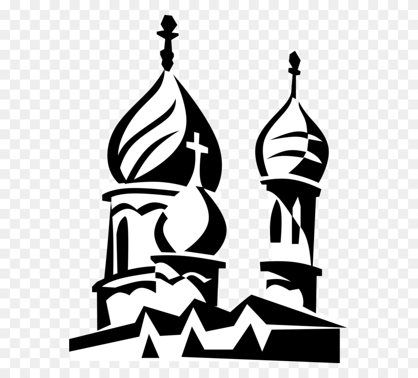 561x700 Vector Illustration Of Russian Eastern Orthodox Religion Russia Clip Art, Stencil, Poster, Advertisement HD PNG Download