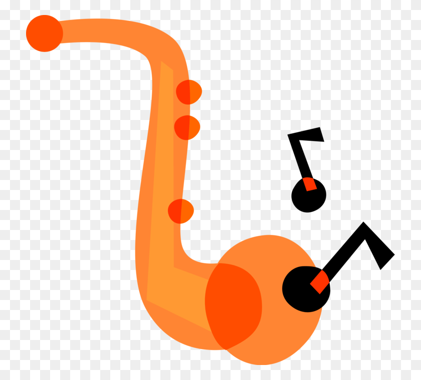 736x700 Vector Illustration Of Saxophone Brass Single Reed, Hook, Hammer, Tool HD PNG Download