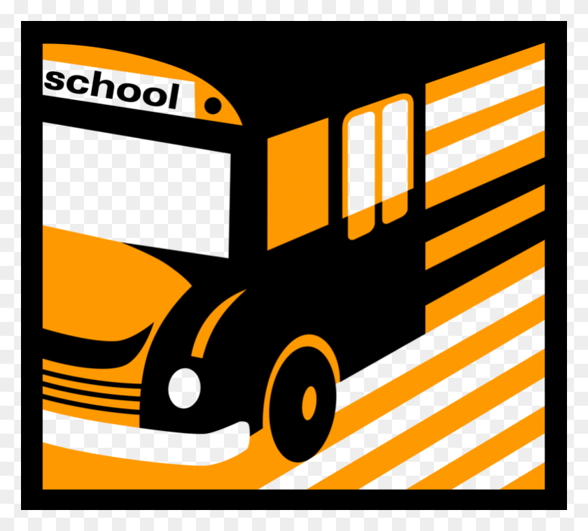 781x700 Vector Illustration Of Schoolbus Or School Bus Used Bus, Car, Vehicle, Transportation HD PNG Download