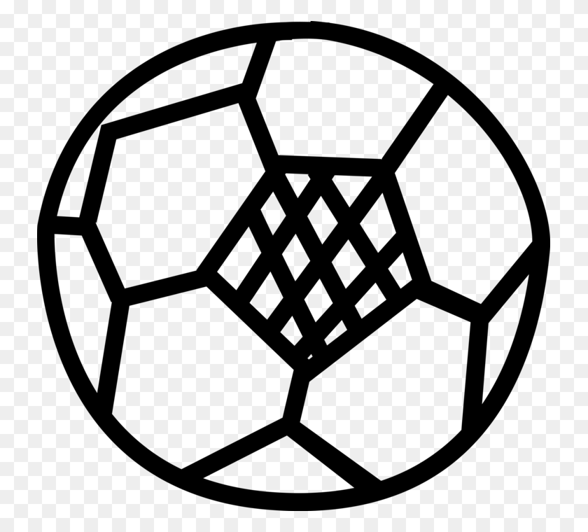 733x700 Vector Illustration Of Sport Of Soccer Football Game Ball, Gray, World Of Warcraft HD PNG Download