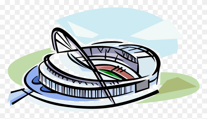 1288x700 Vector Illustration Of Wembley Football Stadium Wembley Wembley Clipart, Metropolis, City, Urban HD PNG Download