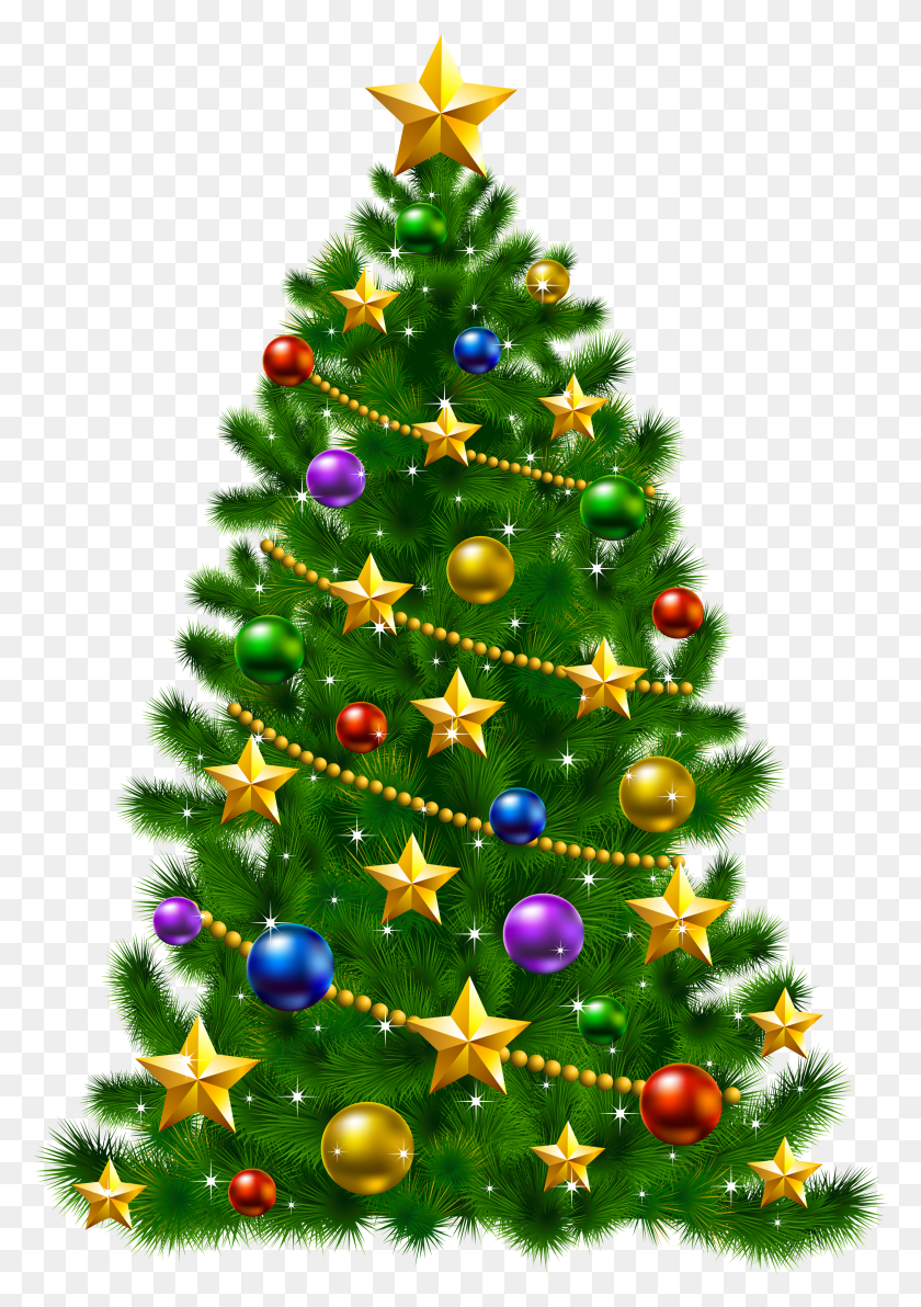 2916x4233 Vector Library Christmas Tree Star Clipart HD PNG Download
