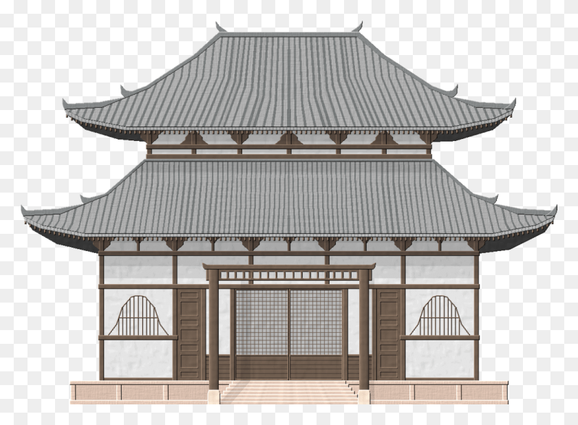 1056x756 Vector Library Drawing At Getdrawings Com Free For Temple In Japan Drawing, Architecture, Building, Pagoda HD PNG Download