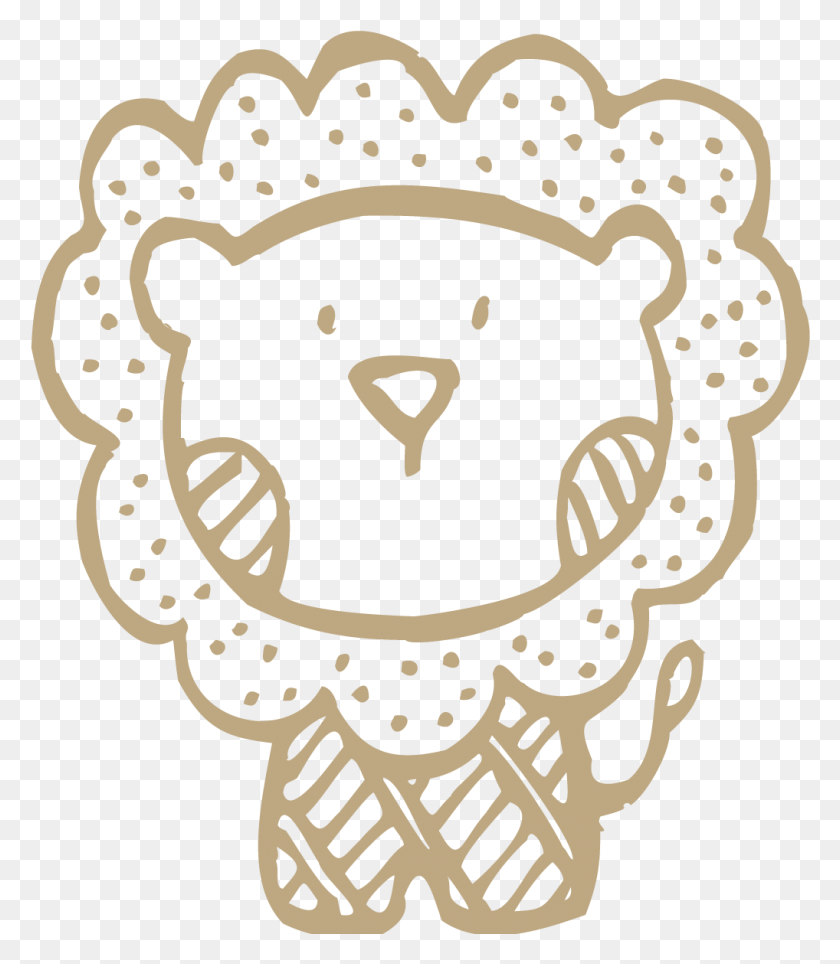 1018x1181 Vector Lion Drawing Cute Lion Drawing, Symbol, Logo, Trademark HD PNG Download