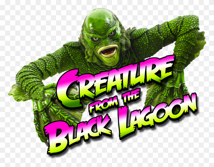 987x755 Descargar Png Monster Lagoon Criatura De La Laguna Negra Pinball, Verde, Extranjero, Animal Hd Png