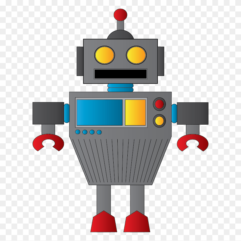 614x781 Vector Robot Cartoon, Light, Text, Sign HD PNG Download