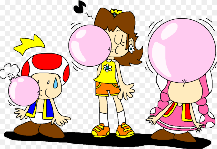 1022x702 Vector Royalty Free Download Toad Toadette And Daisy Toadette Bubblegum, Balloon, Baby, Book, Comics PNG
