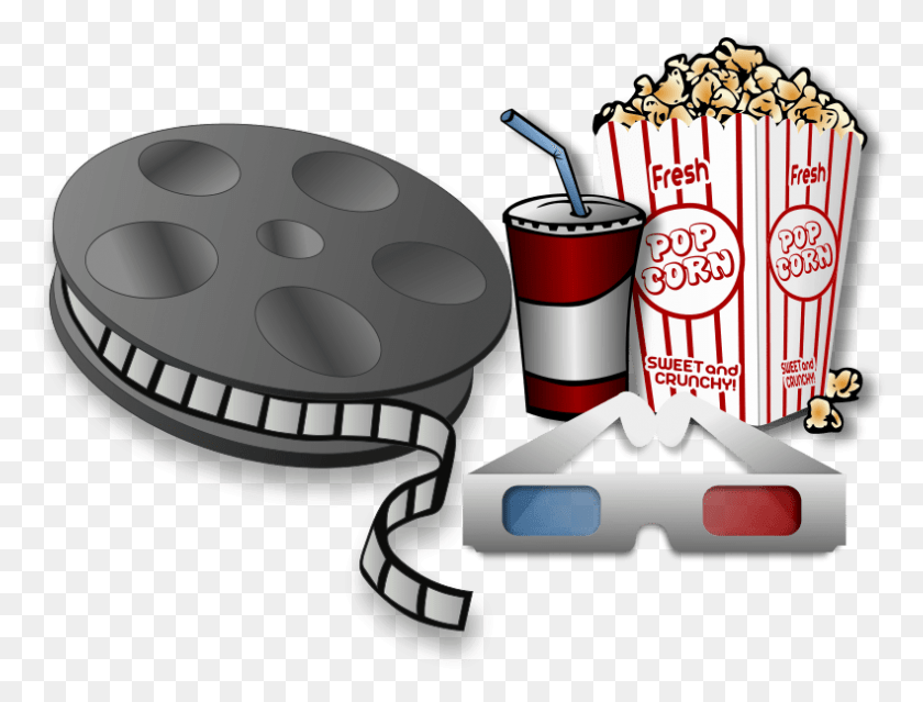 790x587 Vector Royalty Free For Free Going To The Movies Clipart, Food, Popcorn, Dynamite HD PNG Download