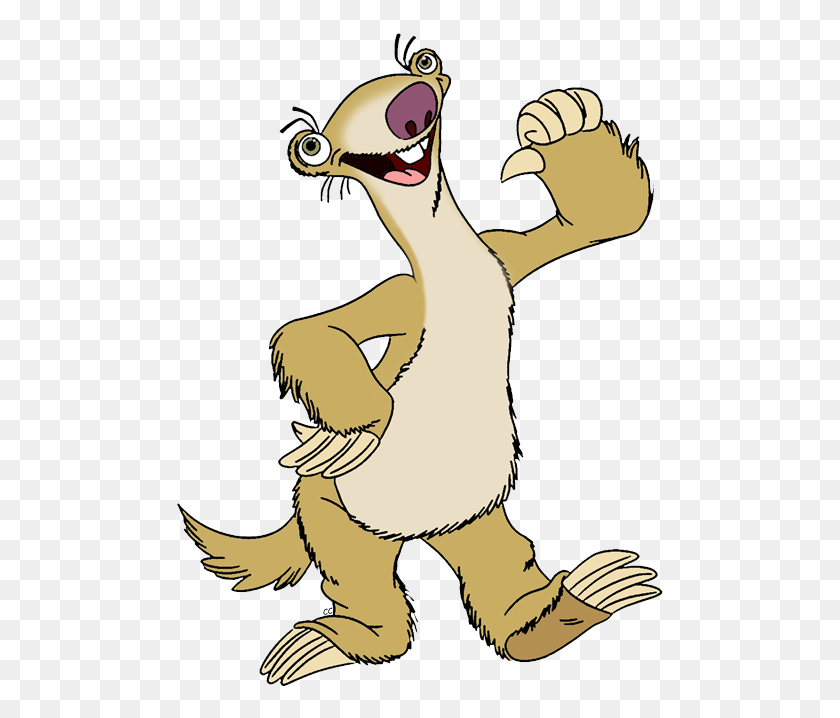 489x658 Vector Sid Scrat Ice Age Clip Art Others Sid Cartoon Ice Age, Mammal, Animal, Wildlife HD PNG Download